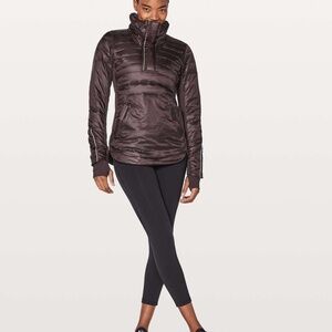 Lululemon Down For A Run Pullover II Black Cherry Sz 6❤️